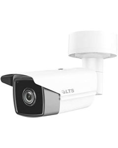 TSL LTS CMIP9342W-28M 4MP H.265+ 2.8mm 100ft Matrix IR WDR MicroSD Slot Bullet IP Camera LTCMIP9342W-28M