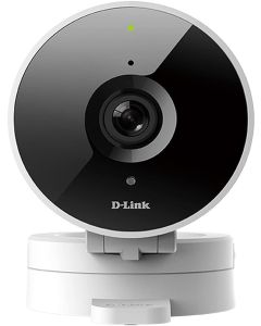 D-Link HD WiFi Indoor Security Camera, Cloud Recording, Motion Detection & Night Vision, Amazon Alexa (Echo Show/Echo Spot/Fire TV), Google Assistant (Chromecast) (DCS-8010LH-US) White/Black