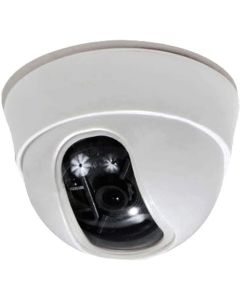 VideoSecu Built-in 1/3" Effio CCD Dome Security Camera 600 TVL High Resolution Wide Angle for CCTV DVR Home Surveillance with Security Warning Sticker C8N