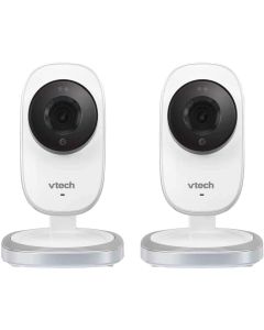 VTech VC9411-2 Wi-Fi IP Camera with 1080p Full HD, Free Live Streaming, Free Motion-Detected Recording, Automatic Infrared Night Vision & Smart Security Alarm, 2-Camera Bundle