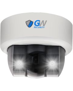 GW Security 4K 8MP Outdoor/Indoor Spotlight Color Night Vision PoE IP Microphone 2.8mm Wide Angle Lens Dome Security Camera (GW8030MIC)