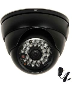 VideoSecu Built-in 1/3" Effio CCD 700TVL Day Night Outdoor Security Camera Vandal Proof Wide View Angle Lens 28 Infrared LEDs for CCTV DVR Home Surveillance with Bonus Power Supply BDD