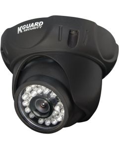 KGUARD SecurityInc. CAM KIT-FD237EPK 480TVL 82-Feet Night Vision Outdoor Day and Night Dome Camera (Black)